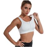 Womens Zip Front Sports Bras