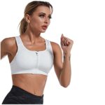 Womens Zip Front Sports Bras